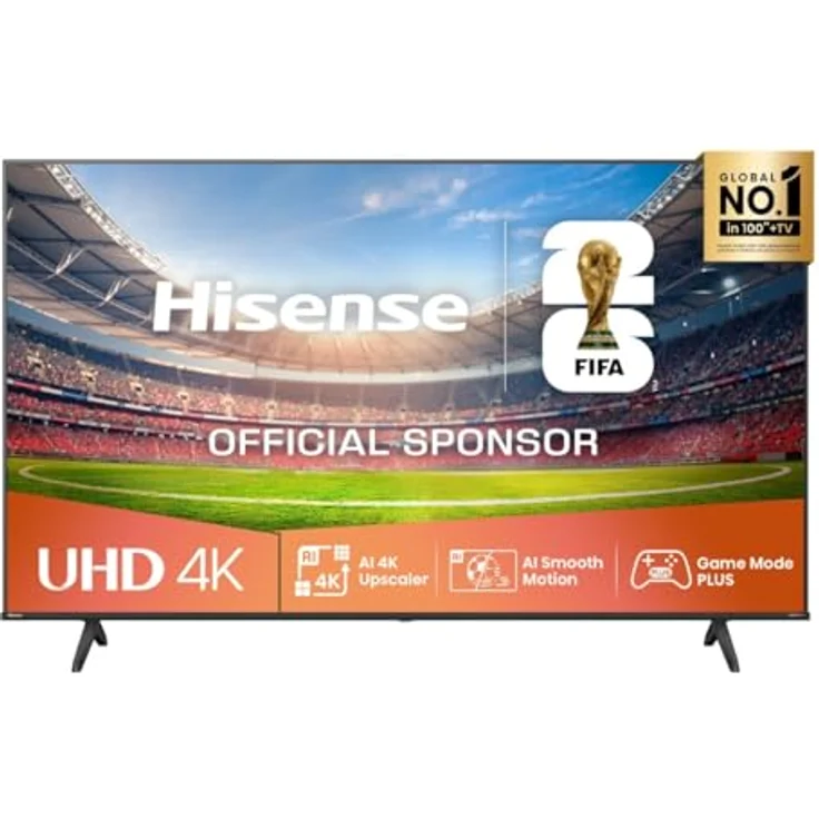 Hisense 65A6Q, 65 Zoll 4K Ultra HD Smart TV mit VIDAA U8, Dolby Vision, HDR 10, Game Mode Plus, Alexa Built-in und Bluetooth Audio – Bild 2