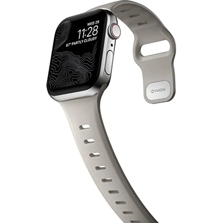 Nomad Sport Band Slim Apple Watch 42mm - 44mm - 45mm Bone - (NM01146285) – Bild 10