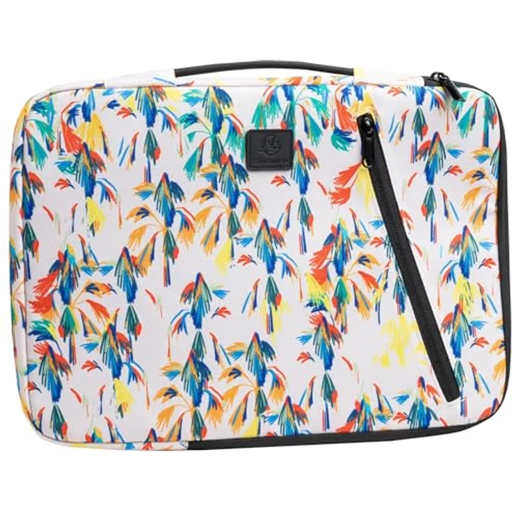 Exacompta SLEEVE 13-14 Inch, Notebooktasche aus recyceltem Polyester, weiss, wasserabweisend mit gepolstertem Innenraum – Bild 3