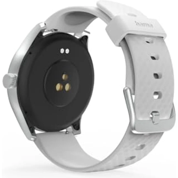 Hama Smartwatch "5010" Silber (Farbdisplay 1,38“, Telefonfunktion, Whatsapp, E-Mails, Sprachassistent, wasserdicht, Schlafmonitor, 100 Sportarten, Herzfrequenz, Blutsauerstoff, Kalorien) – Bild 3