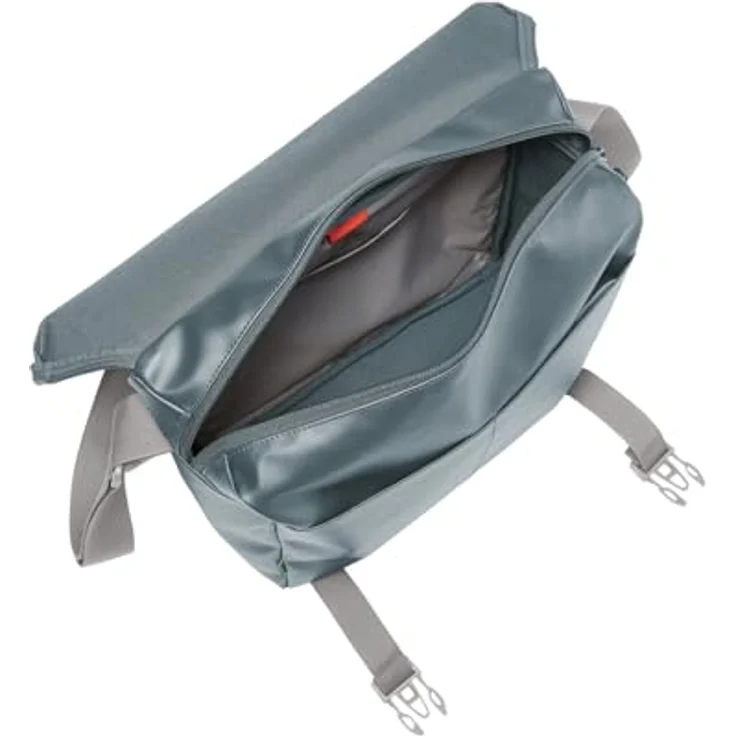 Vaude Mineo Messenger, Laptop-Tasche aus 100% Polyester, 30 cm x 10 cm x 24 cm, grün – Bild 3