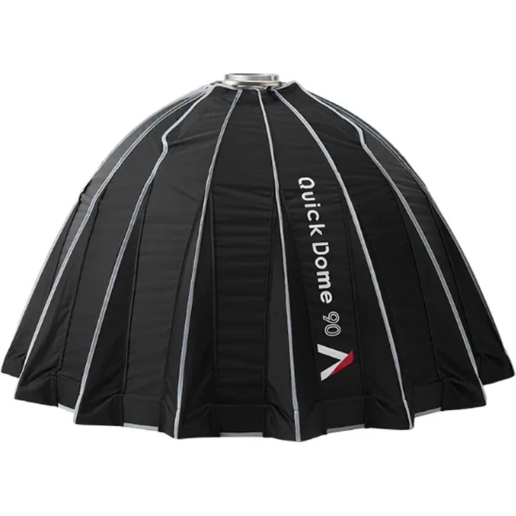 Aputure Quick Dome 90, Softbox mit 90 cm Durchmesser, Bowens-Mount und 40°-Lichtsteuerungsgitter, kompakt und flach verstaubar