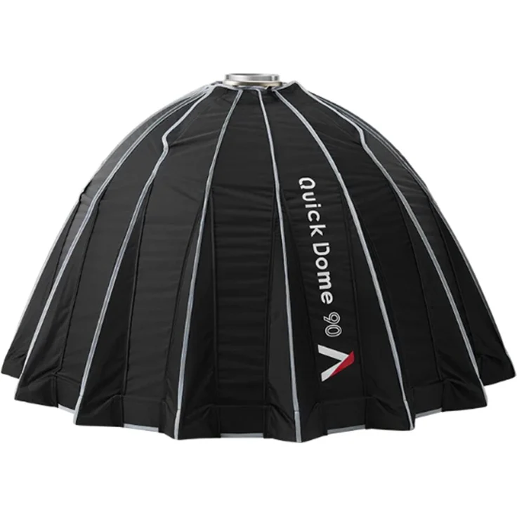 Aputure Quick Dome 90, Softbox mit 90 cm Durchmesser, Bowens-Mount und 40°-Lichtsteuerungsgitter, kompakt und flach verstaubar