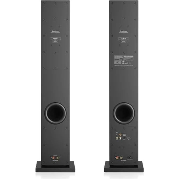 Audio Pro A38 W, Kabelgebundene Standlautsprecher mit 2 x 4,5" Tieftöner, Schwarz – Bild 3