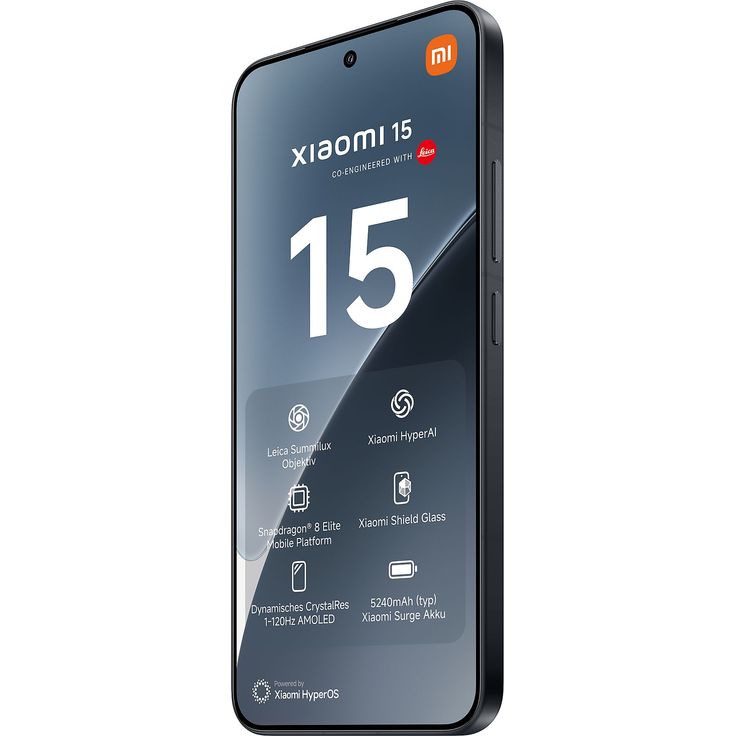 Xiaomi 15 5G Smartphone – 6,36" OLED 120HzSnapdragon 8 Elite, 512GB, Dual SIM, HDR10+, Dolby Vision, Black – Bild 3