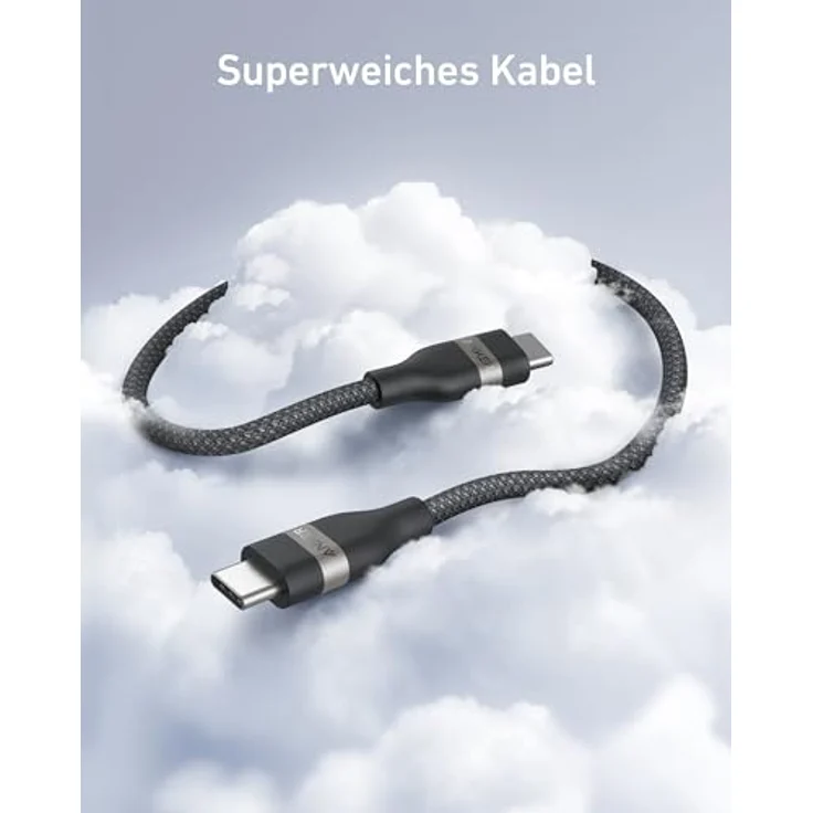 Anker USB-C zu USB-C Kabel, 1.80 m, 240W, USB 3.2 Gen 1, recyceltes geflochtenes Design – Bild 3