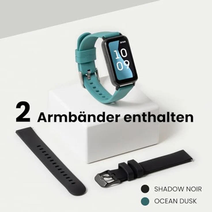SPC Smartwatch 9654N (42.50 mm), Smartwatch mit integriertem Pulsmesser und benutzerfreundlicher Schnittstelle, schwarzes Design – Bild 3