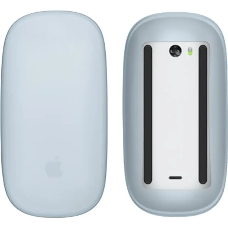 kwmobile Silikon Schutzhülle kompatibel mit Apple Magic Mouse 1/2 Hülle - PC Maus Cover aus softem Silikon - Hellblau