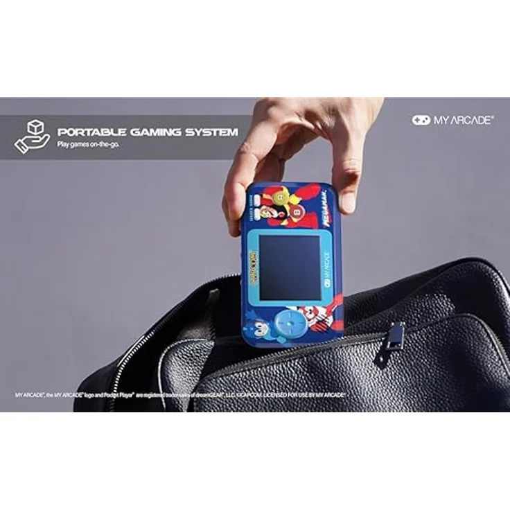 My Arcade MEGA MAN POCKET PLAYER PRO, tragbare Konsole mit Mega Man Spielen und langlebigem Akku – Bild 5
