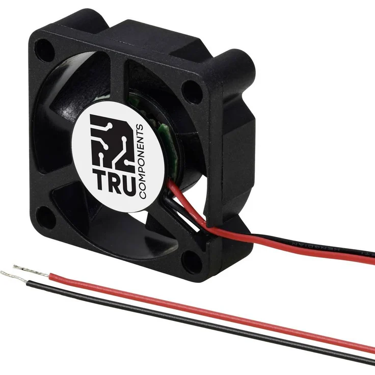 TRU COMPONENTS TC-MX3010-5V0.08A Axiallüfter, 5 V/DC, 3.6 m³/h, 30 x 30 x 10 mm, IP58, max. 5700 U/min