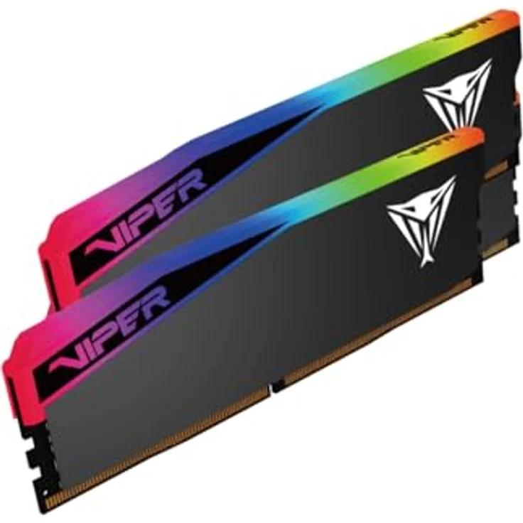Patriot Viper Gaming RGB Elite 5 Ultra DDR5-6400 RAM, 32 GB (2x 16GB), CL 32, AMD EXPO, Intel XMP 3.0, schwarz – Bild 3