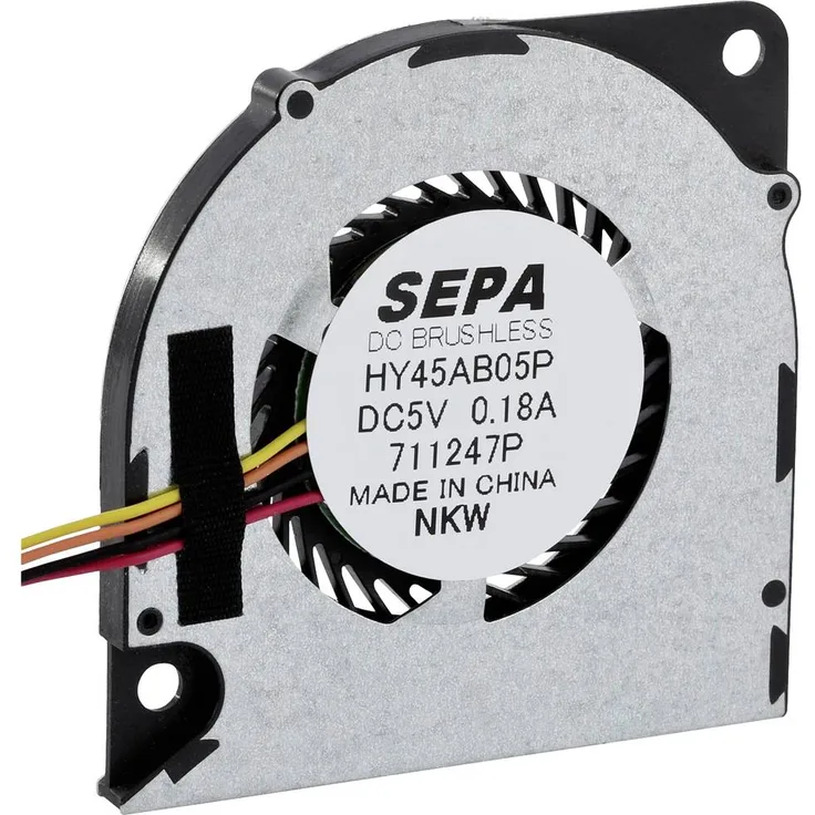 SEPA HY45AB05PSE26A-BLI Radiallüfter, 5V, 1.92 m³/h, 45 x 45 x 4.3mm, Industriequalität mit Magnetlager (Magfix®)