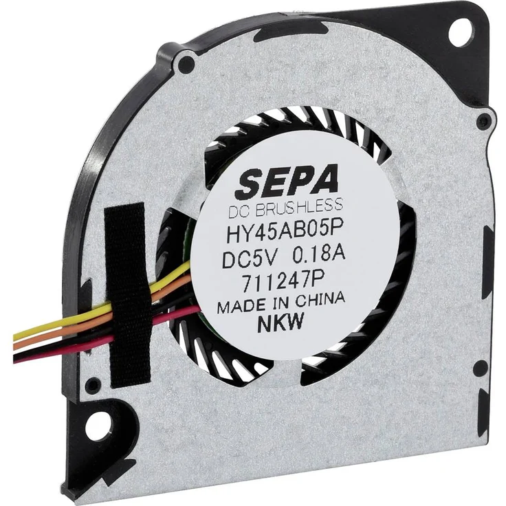 SEPA HY45AB05PSE26A-BLI Radiallüfter, 5V, 1.92 m³/h, 45 x 45 x 4.3mm, Industriequalität mit Magnetlager (Magfix®)