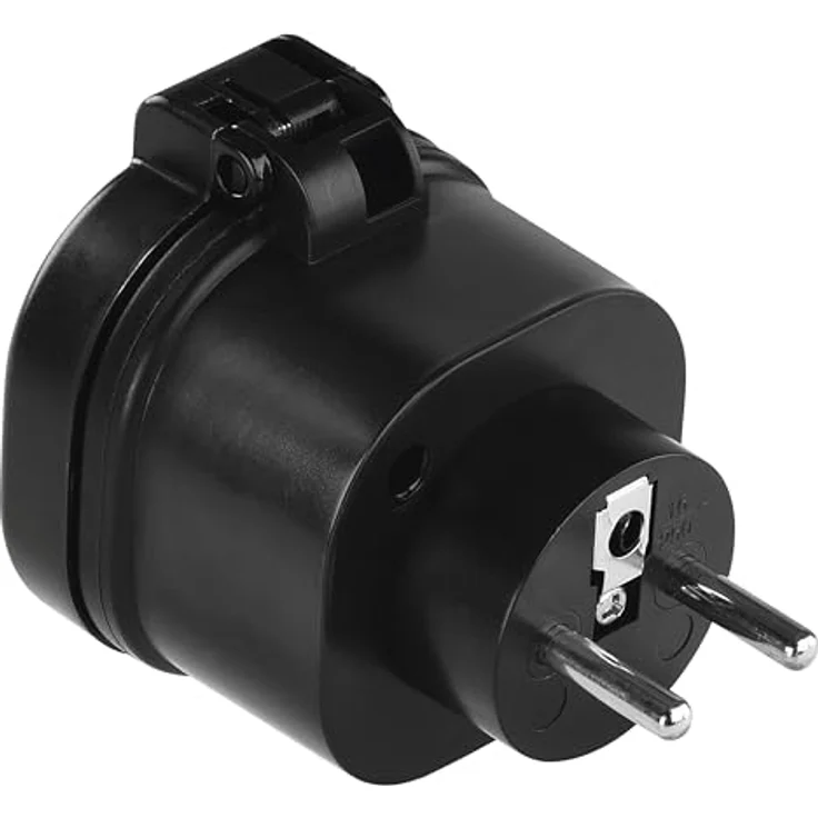 Emos Smart Plug P0067, Drahtlos gesteuerte Steckdose mit IP44, schwarz, für Außenbereich, Reichweite 30 m, Fernbedienung включена – Bild 3