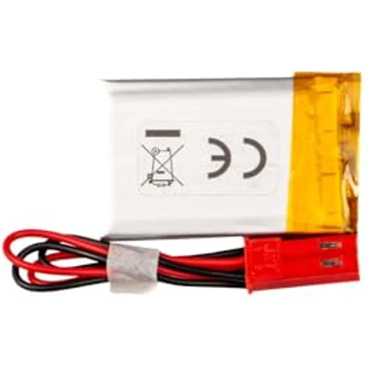 Akyga AKY0477, 3.7V 190mAh Lithium Polymer Akku mit JST 2-Pin Anschluss, PCM-Schutz und 150mm Kabel für tragbare Geräte – Bild 2