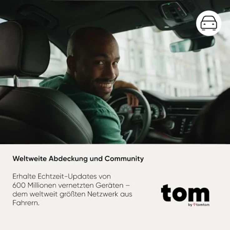 TomTom Verkehrs-Assistent Ganz Europa, GPS-Gerät mit Bluetooth, kompakt 48 x 48 x 14.7 mm – Bild 4