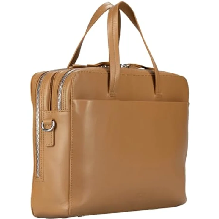 Jost Arva Aktentasche 36 cm, 100% Leder mit Laptopfach, braun – Bild 2