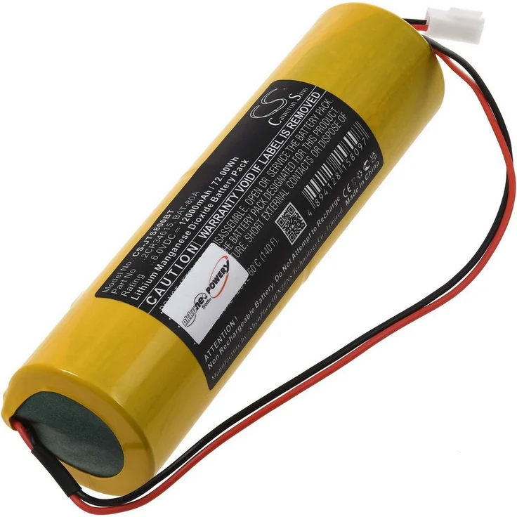 Powery Batterie für Jablotron Indexa 8000A, 6V 12000mAh Li-MnO2 für drahtlose Funk-Außensirene
