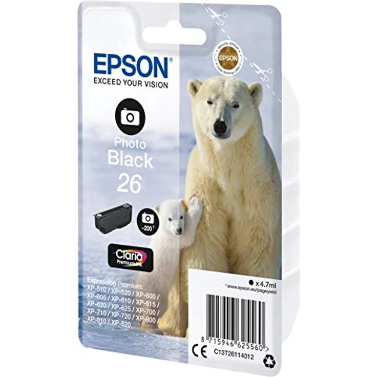 Epson C13T26114022 Foto Black Original Tintenpatronen Pack of 1 – Bild 3