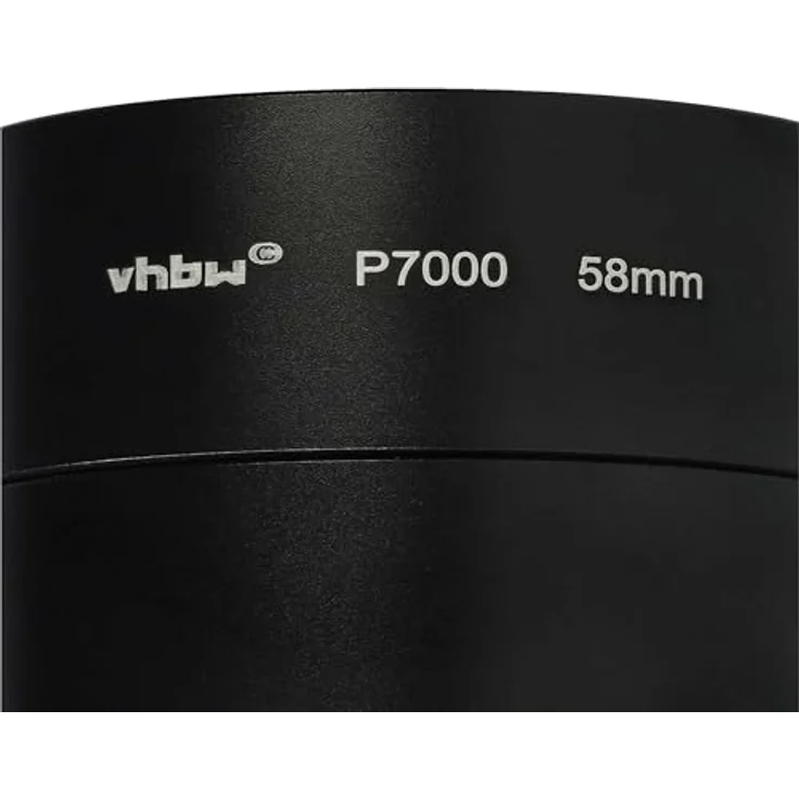 vhbw Filteradapter für Nikon Coolpix P7000, P7100, Metall, schwarz – Bild 5