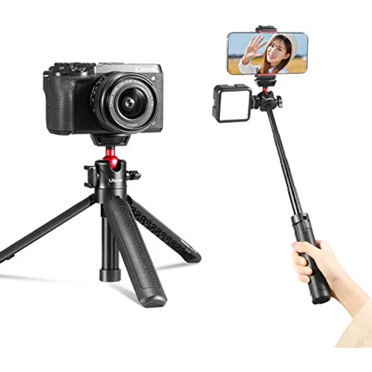 Ulanzi MT-16 Vlog Tripod, Kamerahalter & Selfie Stick mit flexiblem Design – Bild 1
