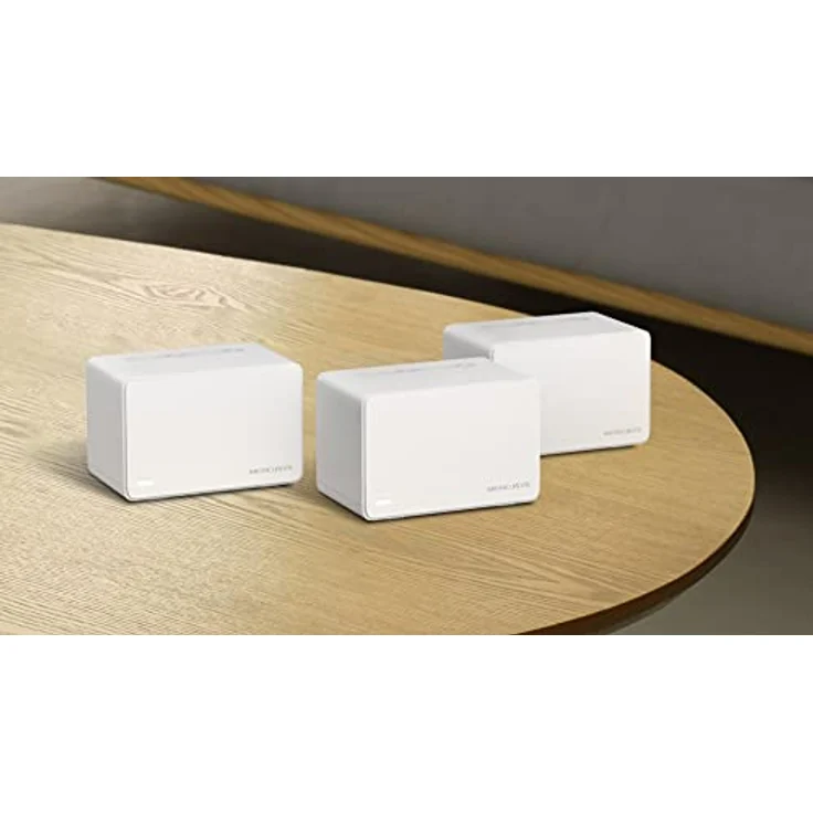 MERCUSYS AX3000 WiFi 6 Mesh, Dual Band WLAN, Reichweite bis zu 650 m², Anschluss von bis zu 150 Geräten, Kanäle 160 MHz, 3 Gigabit-Ethernet-Ports, Easy App Control, Halo H80X (3er-Pack) – Bild 4