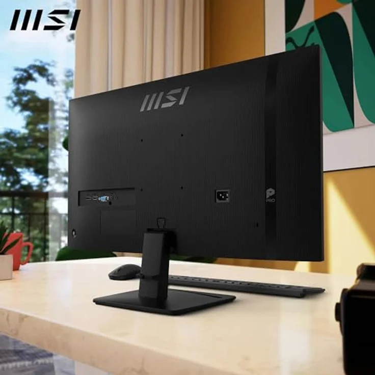 MSI Pro MP275 E2, 27 Zoll Full HD IPS Desktop-Monitor, 120 Hz, randlos, Augenfreundlich, integrierte Lautsprecher, neigbar, HDMI 2.0, DP, D-Sub – Bild 3