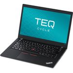 Teq Cycle T480s, 14" Notebook mit Intel Core i5-8250U, 8 GB RAM, 256 GB M.2 SSD, Schwarz, Windows 11 Pro