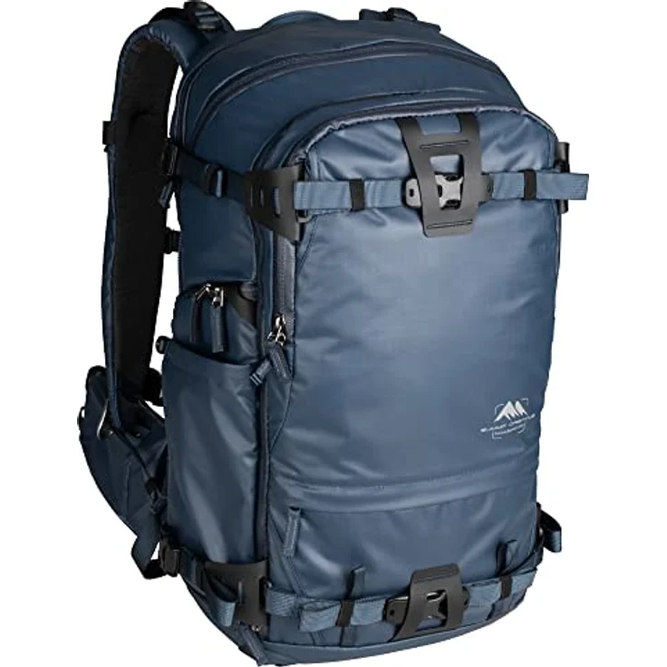 Summit Creative Tenzing Zip Top Backpack 35l, Wasserabweisender Kamera-Rucksack mit seitlichem Zugriff und Laptopfach bis 16", Blau – Bild 1