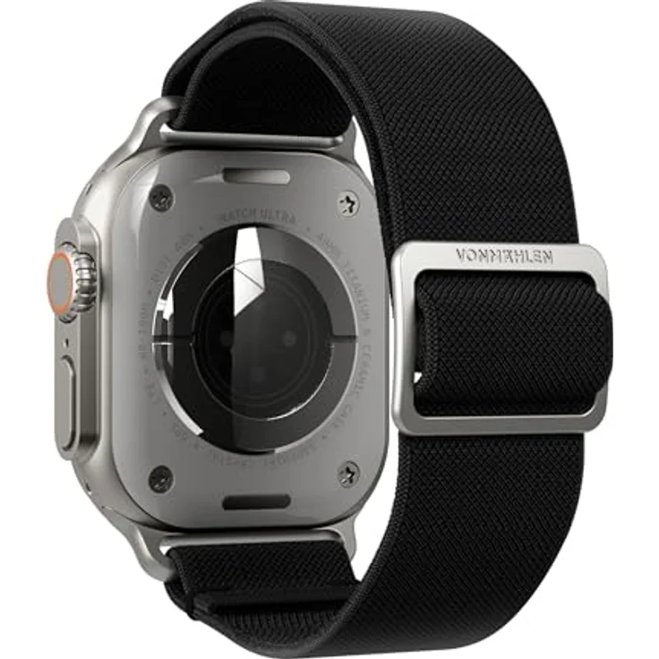 VONMÄHLEN Classic Nylon Loop, Robustes und verstellbares Nylonarmband, schweiß- und wasserbeständig, kompatibel mit Apple Watch – Bild 4