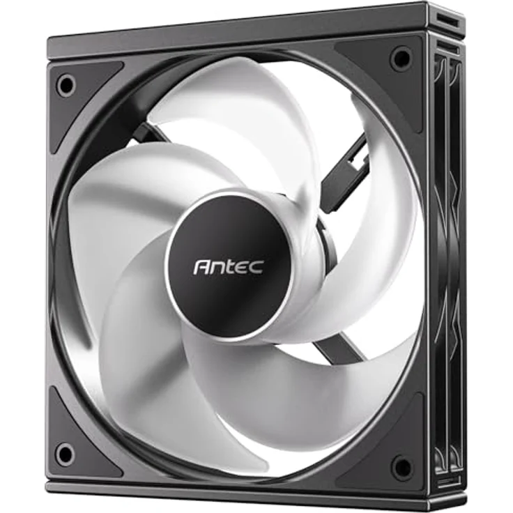 Antec Connect 120 Reverse ARGB PWM, set van 3 PC Lüfter mit Daisy-Chain-Design, 120 mm, Schwarz – Bild 2