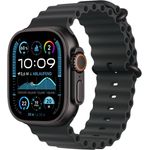Apple Watch Ultra 2 GPS + Cellular, 49 mm, Titangehäuse Schwarz, Ocean Armband Schwarz, One size