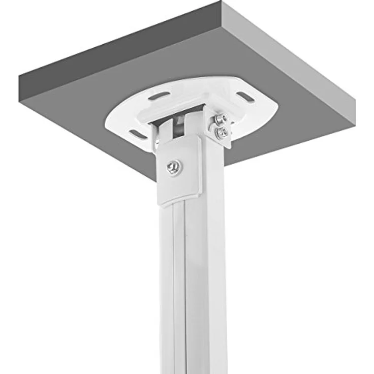 deleyCON Universal Beamerhalterung Deckenhalterung +-15° Neigbar - 360° Drehbar - bis 13,5Kg - Höhenverstellbar 380mm-580mm - Kabelführung - Weiß – Bild 4