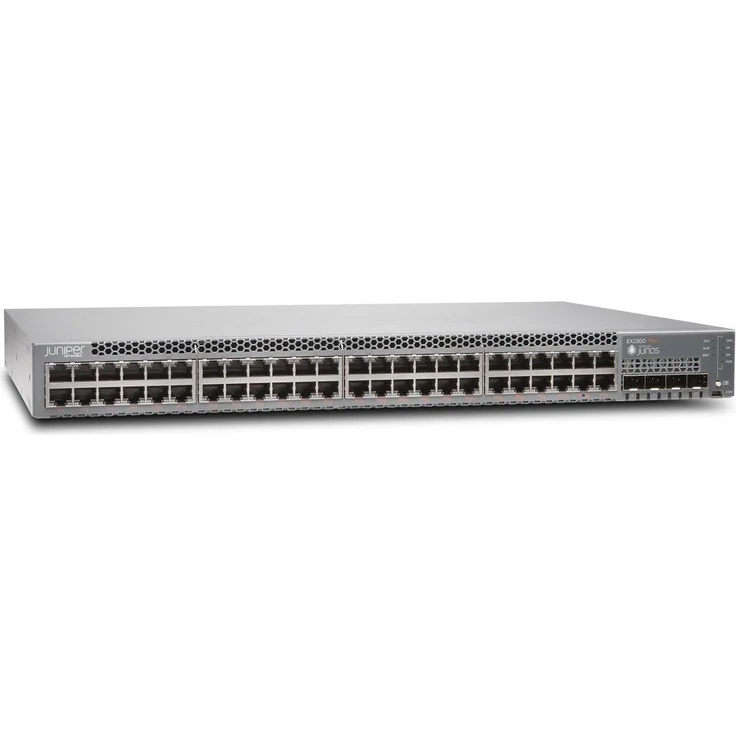 Juniper EX Series EX2300-48P, Managed Layer-3 Netzwerk Switch mit 48 PoE+ Ports, 176 Gbps Switching-Kapazität, 1U-Rackmontage
