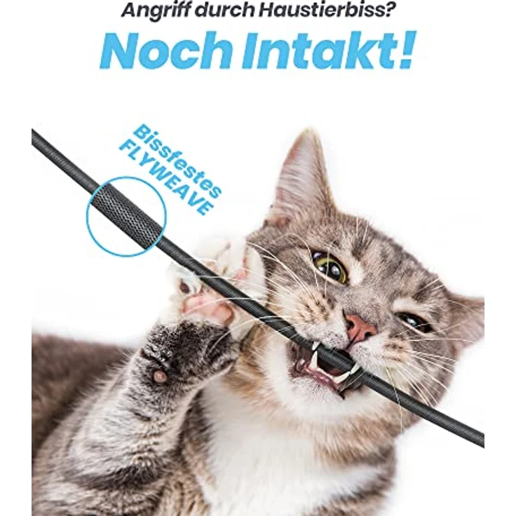 USB C Kabel, INIU Ladekabel USB C 5 Stück (1+1+1.8+1.8+3m) QC 3.1A Typ C Schnellladekabel, Nylon Geflochtenes Handy USB-C Schnellladung für Samsung S22 S21 S20 S10 Huawei Google Piexl Xiaomi usw. – Bild 5