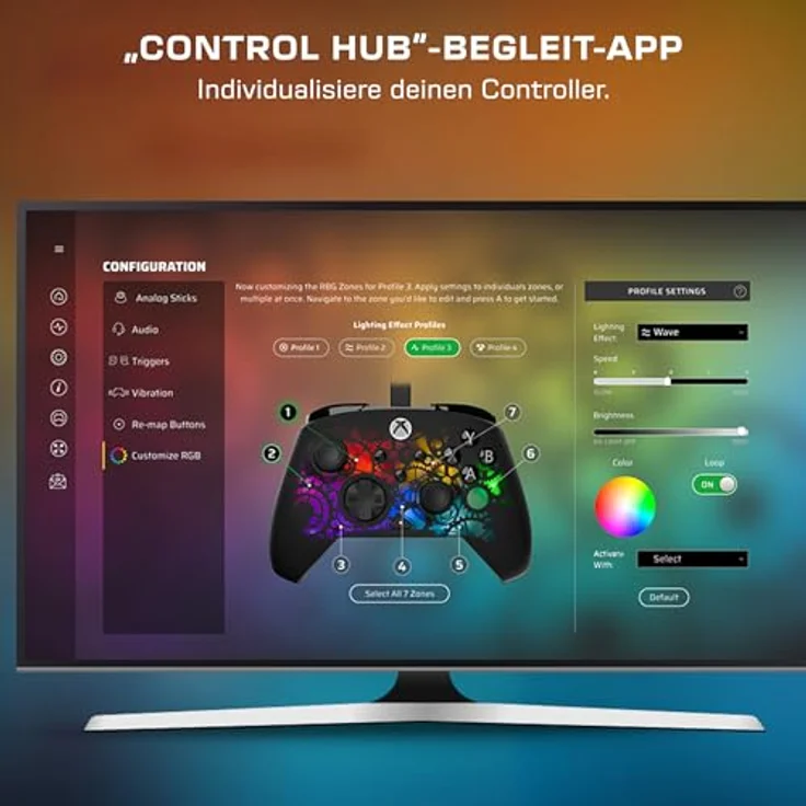 Turtle Beach Afterglow Ignite Wired Controller für Xbox One (Xbox One S), Gaming Controller mit Time Machine Design – Bild 8