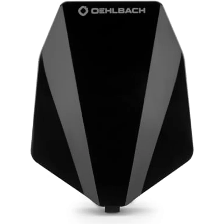 Oehlbach Scope Vision Sky DVB-T2-Außenantenne mit Verstärker, 5G-Filter und 10m Antennenkabel, wetterfest und flexibel montierbar – Bild 1
