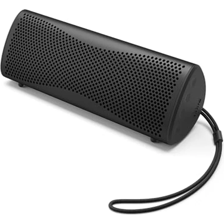 KEF Muo High-Fidelity Bluetooth-Lautsprecher, Midnight Black | Bluetooth 5.4 aptX Adaptive, USB-C, IP67 wasserdicht, 24 Std. Wiedergabezeit – Bild 1