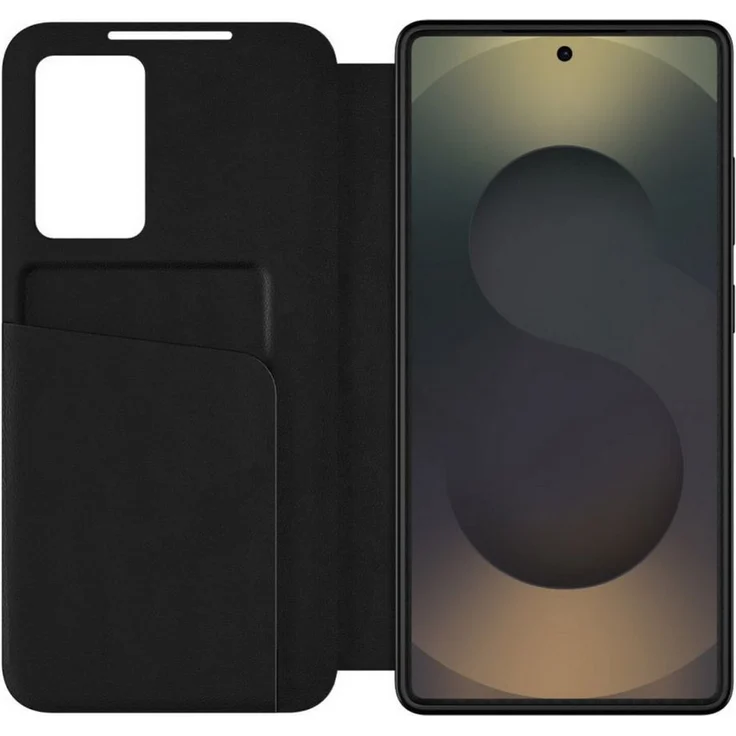 TECH PROTECT Smart Wallet Handyhülle für Samsung Galaxy S26, Schwarz, mit Sichtfenster und Kartenfach, magnetischem Verschluss