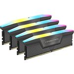 Corsair VENGEANCE RGB DDR5 RAM 64GB (4x16GB) 5600MHz CL36 AMD EXPO iCUE Kompatibel Computer Speicher - Grau (CMH64GX5M4B5600Z36)