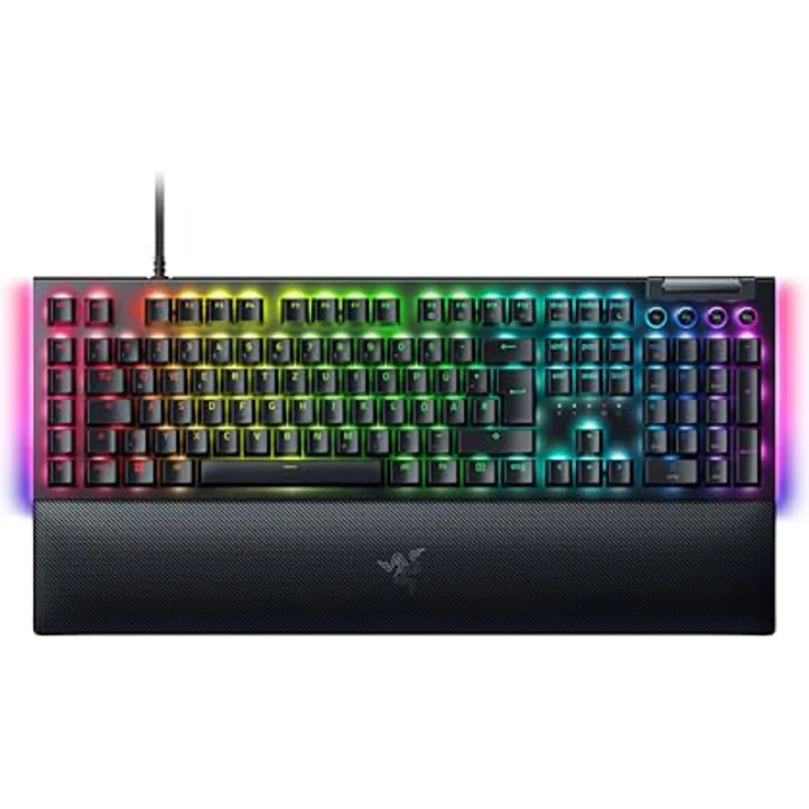 Razer BlackWidow V4 Mechanische Gaming-Tastatur, RGB-Beleuchtung, DE Layout, Schwarz – Bild 1