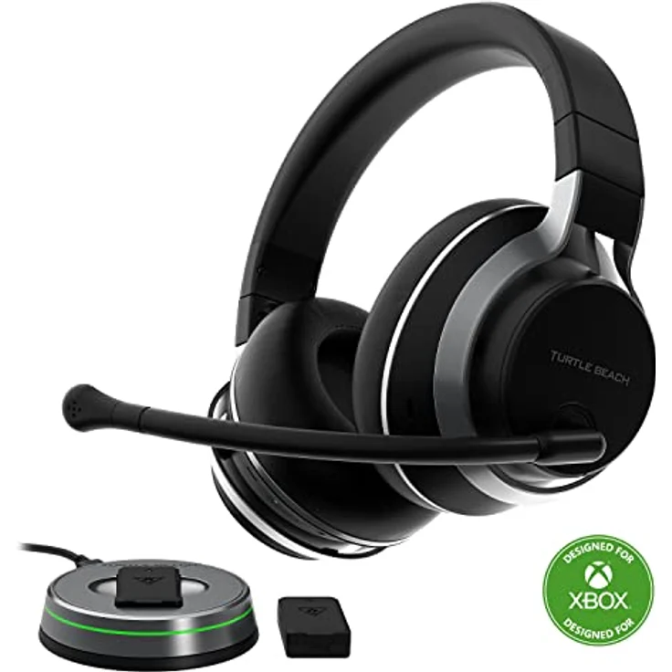 Turtle Beach Stealth Pro Multiplatform kabelloses Noise Cancelling Gaming Headset für Xbox Series X|S, Xbox One, PS5, PS4, PC, Nintendo Switch & Mobile [Offiziell lizensiert für Xbox] – Bild 2
