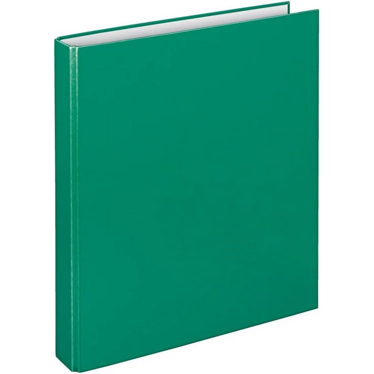 VELOFLEX Präsentationsordner Ringbuch Basic A4 PP kaschiert, 4-D-Ring-Mechanik, 25 mm Füllhöhe, grün – Bild 1