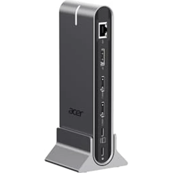 Acer Type-C Universal Dockingstation 15-in-1, Kabelgebunden, USB 3.2 Gen 1, Gigabit Ethernet, HDMI und DisplayPort Ausgänge, kompatibel mit mehreren Herstellern, Schwarz – Bild 8