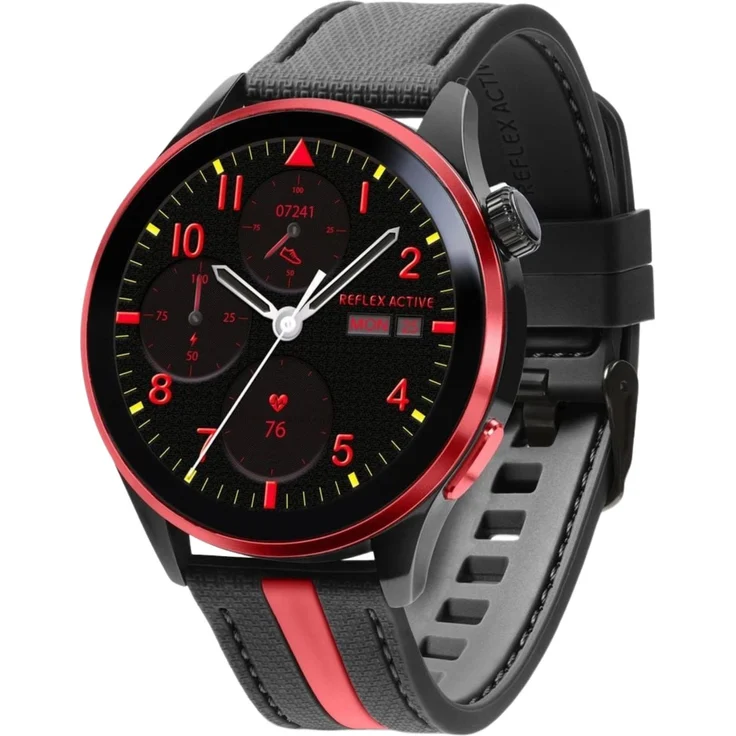 Reflex Active Serie 54, AMOLED GPS Smart-Calling-Uhr, Smartwatch mit Fitness-Tracking und Anruf-Funktion