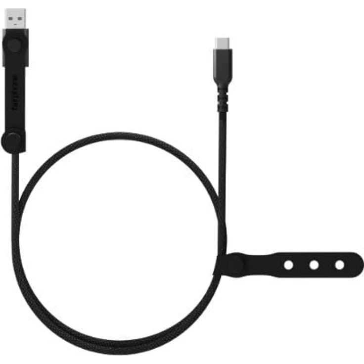 Fairphone USB C - USB C/USB A Kabel, 1 m, USB 2.0, 240 W, hergestellt aus 55 % recycelten Materialien, Elektromüll-neutral – Bild 1