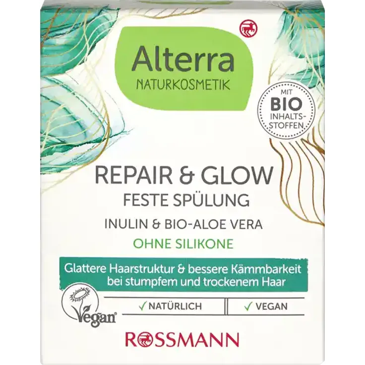 Alterra NATURKOSMETIK Feste Spülung Repair & Glow, 60gramm