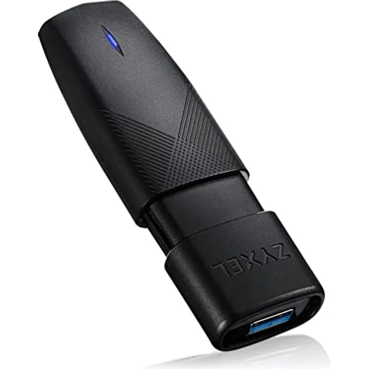 Zyxel NWD7605, Dualband USB 3.0 Netzwerkadapter mit 1800 Mbit/s, Schwarz, Wi-Fi 6 (802.11ax) – Bild 2
