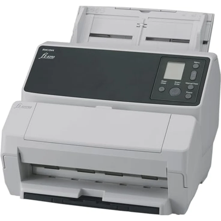 Fujitsu fi-8190 Dokumentenscanner, 600 dpi, 90 Seiten/Min, grau/schwarz – Bild 2