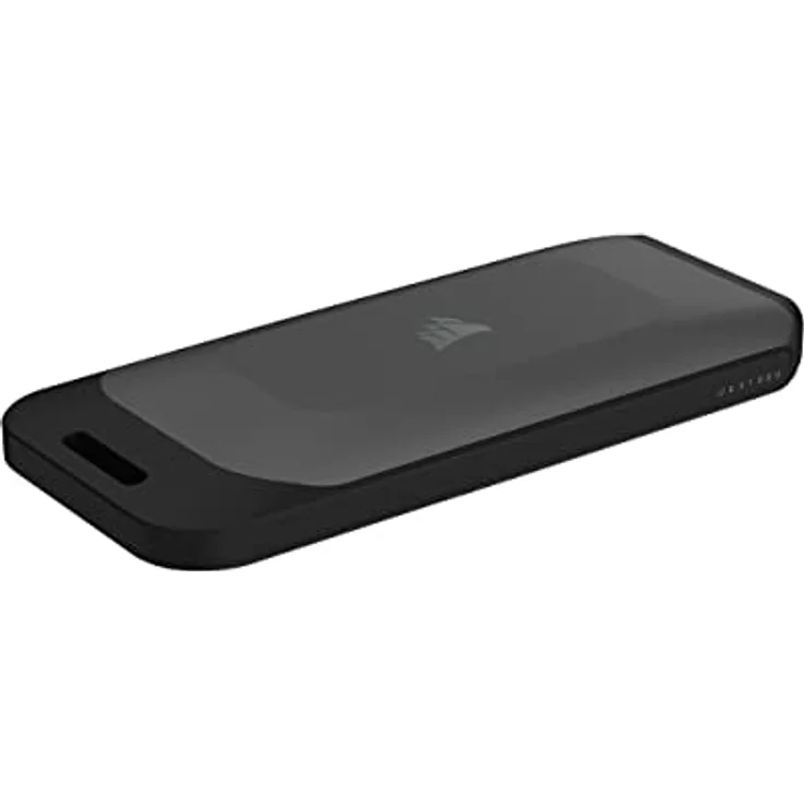 Corsair EX100U 2TB Tragbares USB Type-C-Datenspeicherlaufwerk - Ultraschnellen für jeden PC/Mac/Konsole, Gen2 x2, Plug-and-Play, Lieferumfang enthalten USB Type-C- und USB Type-A-Kabeln - Schwarz – Bild 1